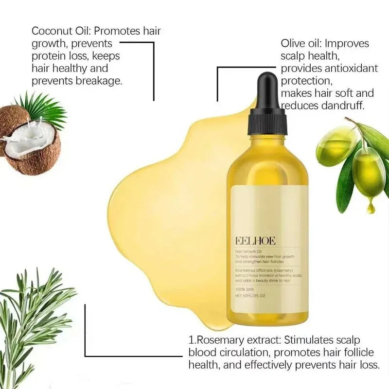 Vayb Rosemary Hair Oil for Hair Growth and Damage Repair