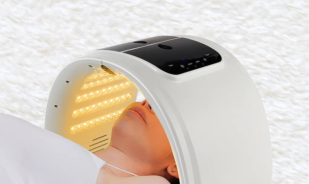 Vayb 7-Color LED Face Mask with Nano Mist for Skin Rejuvenation