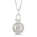 Vayb Angel Wings Chime Necklace Aromatherapy Diffuser Pendant
