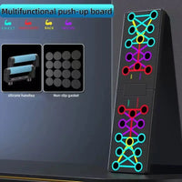 Vayb Foldable Push-Up Board for Chest, Arms, Back & Core Training