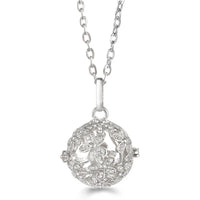 Vayb Angel Wings Chime Necklace Aromatherapy Diffuser Pendant