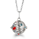 Vayb Angel Wings Chime Necklace Aromatherapy Diffuser Pendant