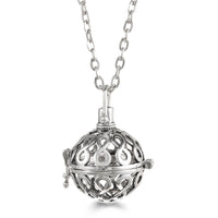 Vayb Angel Wings Chime Necklace Aromatherapy Diffuser Pendant