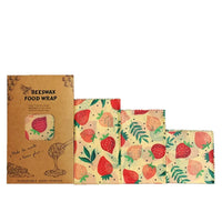 Vayb Organic Beeswax Food Wraps Eco Kitchen Storage Sheets