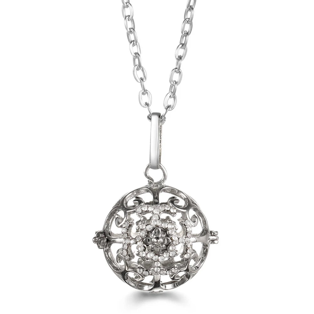 Vayb Angel Wings Chime Necklace Aromatherapy Diffuser Pendant