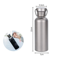 Vayb Titanium Water Bottle for Camping & Outdoors