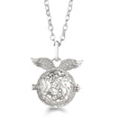 Vayb Angel Wings Chime Necklace Aromatherapy Diffuser Pendant