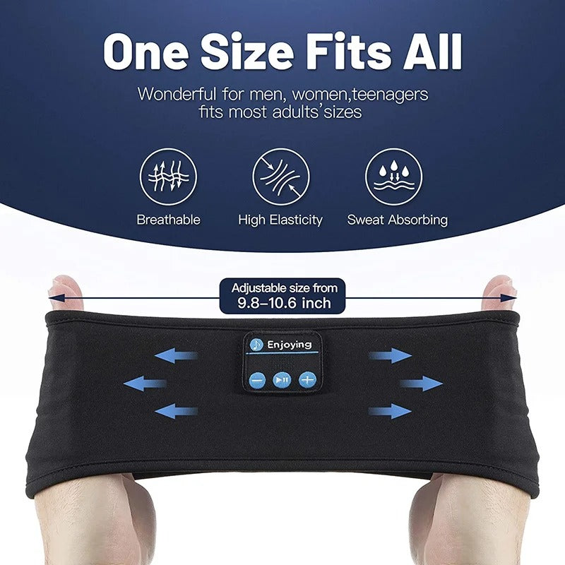 Vayb Wireless Bluetooth Headband for Sleep, Sports, and Travel