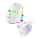 Vayb 7 Colors LED Facial Mask With Neck Red Light Therapy Mask
