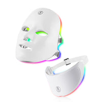 Vayb 7 Colors LED Facial Mask With Neck Red Light Therapy Mask