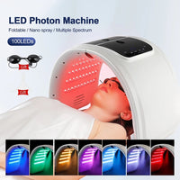 Vayb 7-Color LED Face Mask with Nano Mist for Skin Rejuvenation