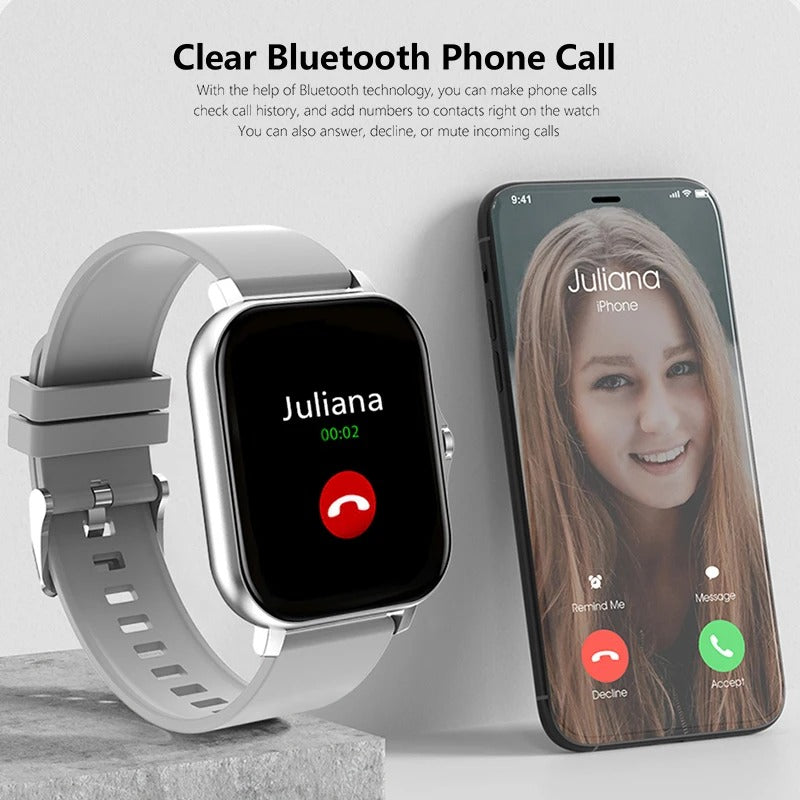 Vayb Smartwatch with Bluetooth Call & Fitness Tracking