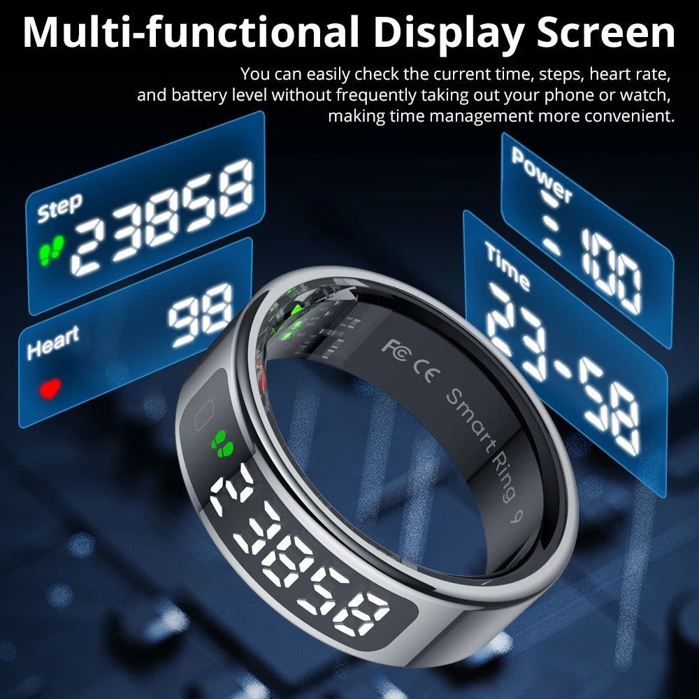 Vayb COLMI Smart Fitness Ring with Heart and Sleep Monitoring