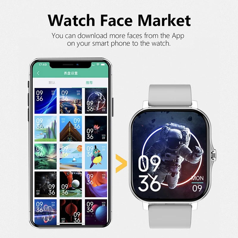 Vayb Smartwatch with Bluetooth Call & Fitness Tracking