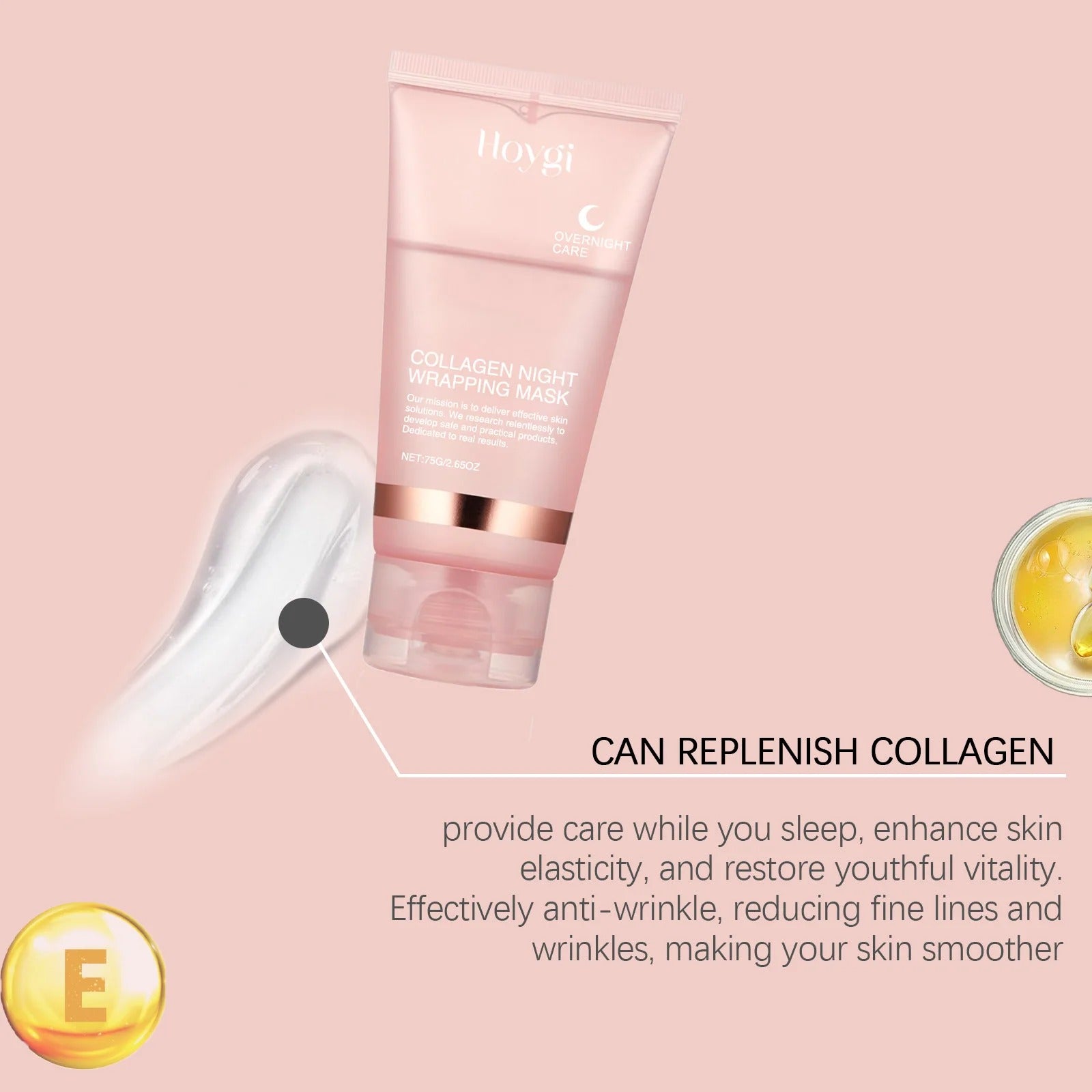 Vayb Hoygi Collagen Peel-Off Face Mask for Hydrated Radiant Skin