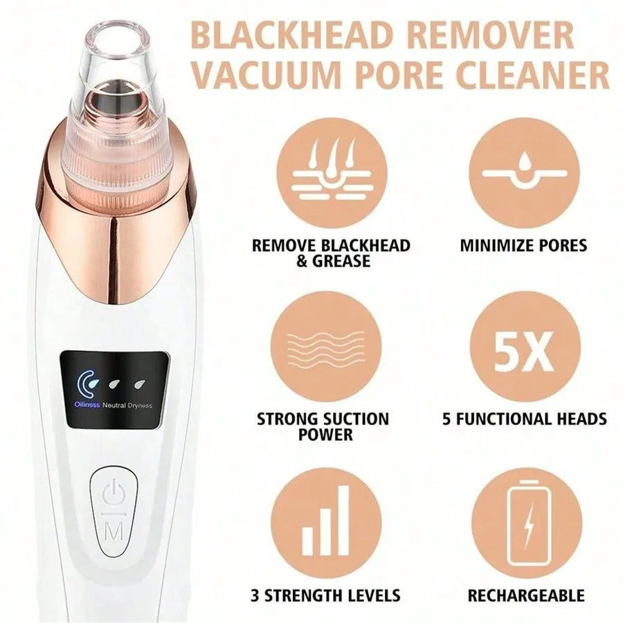 Vayb Electric Pore Cleanser Vacuum for Deep Facial Care