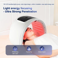 Vayb 7-Color LED Face Mask with Nano Mist for Skin Rejuvenation