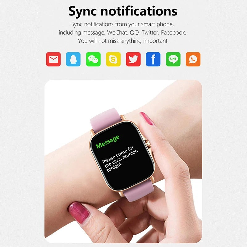 Vayb Smartwatch with Bluetooth Call & Fitness Tracking