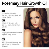 Vayb Rosemary Hair Oil for Hair Growth and Damage Repair