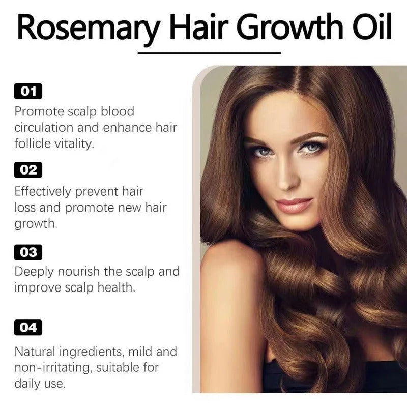 Vayb Rosemary Hair Oil for Hair Growth and Damage Repair