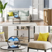 Vayb Quicksand Table Lamp 3D Sand Art Hourglass Light