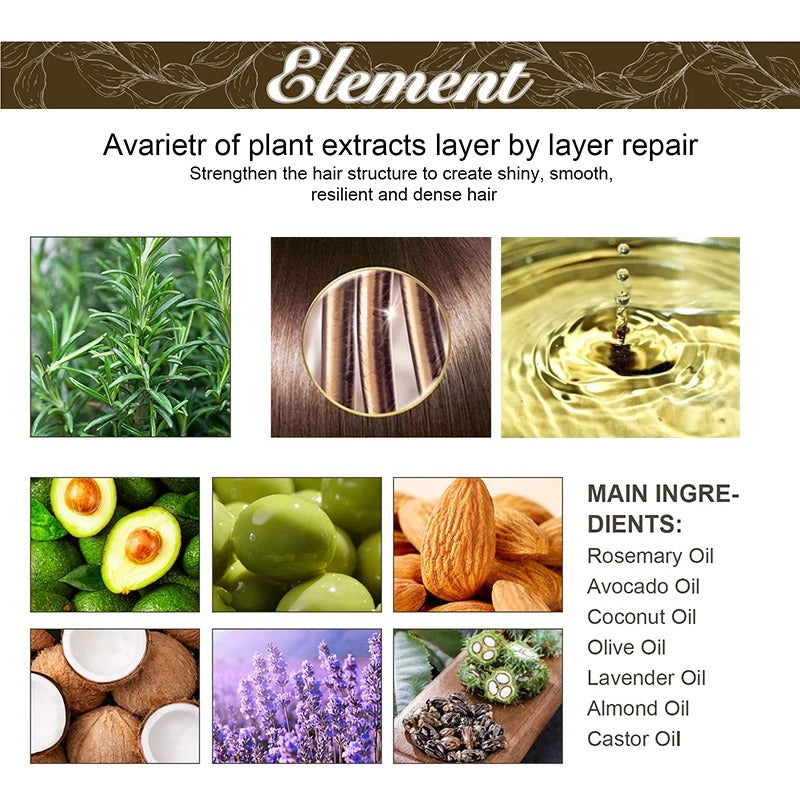 Vayb Rosemary Hair Oil for Hair Growth and Damage Repair