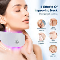 Vayb 7 Colors LED Facial Mask With Neck Red Light Therapy Mask