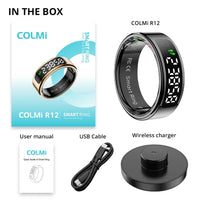 Vayb COLMI Smart Fitness Ring with Heart and Sleep Monitoring