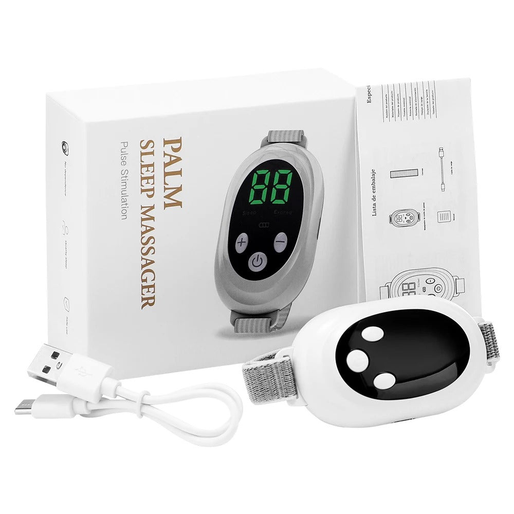 Vayb Microcurrent Sleep Aid Palm Massager for Insomnia Stress Anxiety Relief