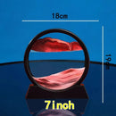 Vayb Quicksand Table Lamp 3D Sand Art Hourglass Light