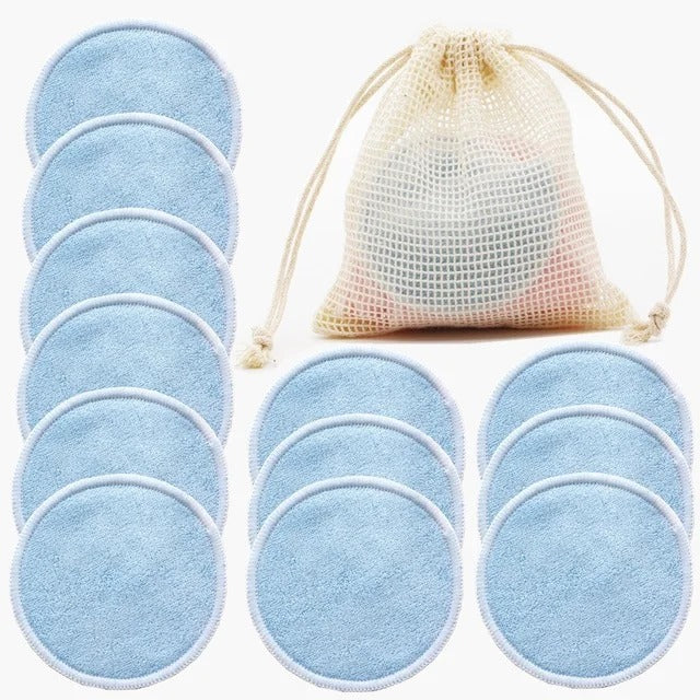 Vayb Reusable Bamboo Makeup Remover Pads for Skin Care