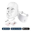 Vayb 7 Colors LED Facial Mask With Neck Red Light Therapy Mask